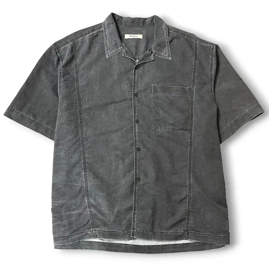 [BUNJANG] 8 Seconds Ash Color Dirty Washing Cotton Shirt 2XL / 에잇세컨즈 애쉬 컬러 더티 워싱 코튼 셔츠 2XL