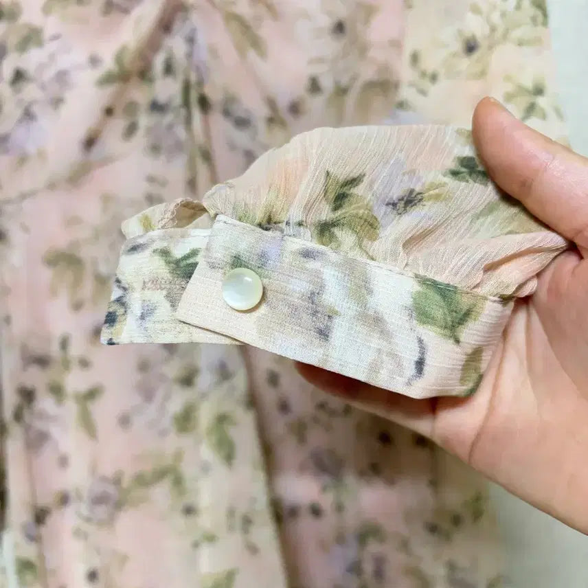 [BUNJANG] Chiffon Long Dress / 쉬폰 롱원피스