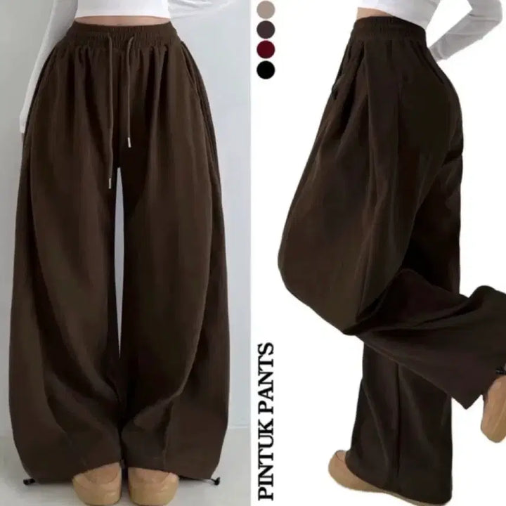 [BUNJANG] ABLY Side Pin-tuck Wide Pants / 에이블리 사이드핀턱 와이드팬츠