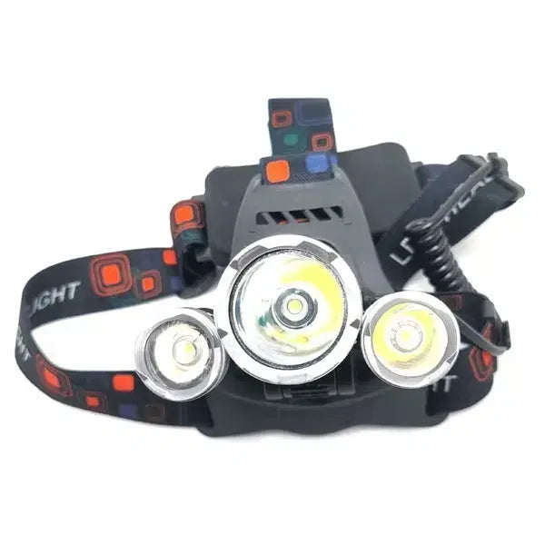[BUNJANG] Rechargeable 3-LED Headlamp / 헤드랜턴 충전헤드랜턴 3구헤드랜턴 무료배송