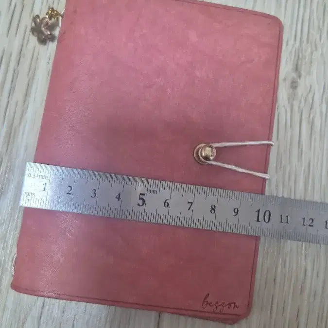[BUNJANG] Pink Vintage Diary with Keyring Loop / 다이어리