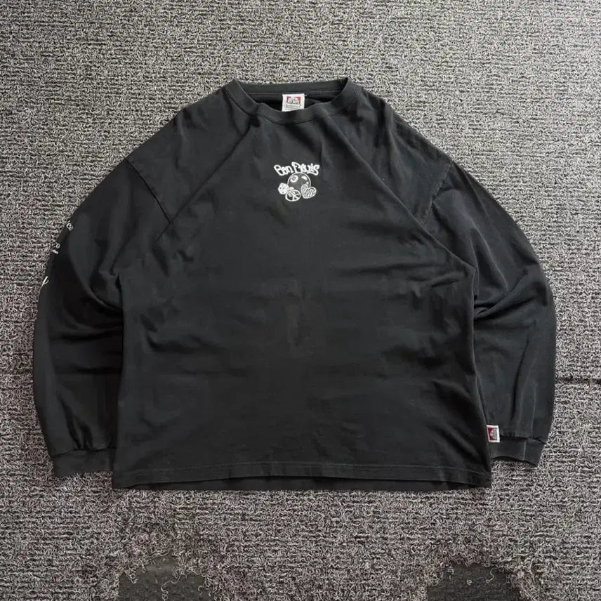 [BUNJANG] Ben Davis Workwear Multi Big Logo Crewneck Sweatshirt / 벤데이비스 워크웨어 멀티 빅로고 크루넥 맨투맨 5058