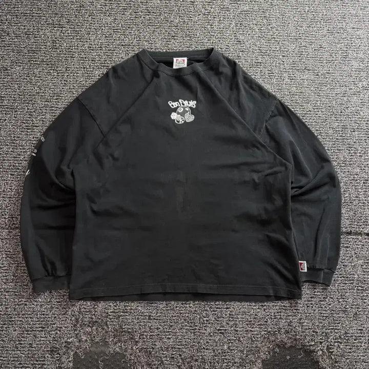 [BUNJANG] Ben Davis Workwear Multi Big Logo Crewneck Sweatshirt / 벤데이비스 워크웨어 멀티 빅로고 크루넥 맨투맨 5058
