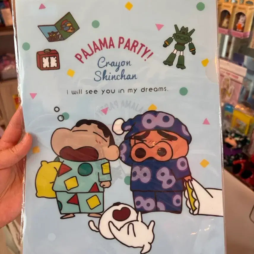 [BUNJANG] Crayon Shin-chan L-Folder / 짱구 L자 파일