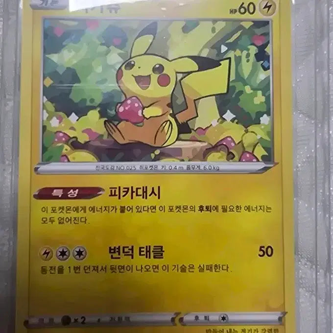 [BUNJANG] Pokemon Card Pikachu Dark / 포켓몬 카드 피카츄 다크 판매합니다