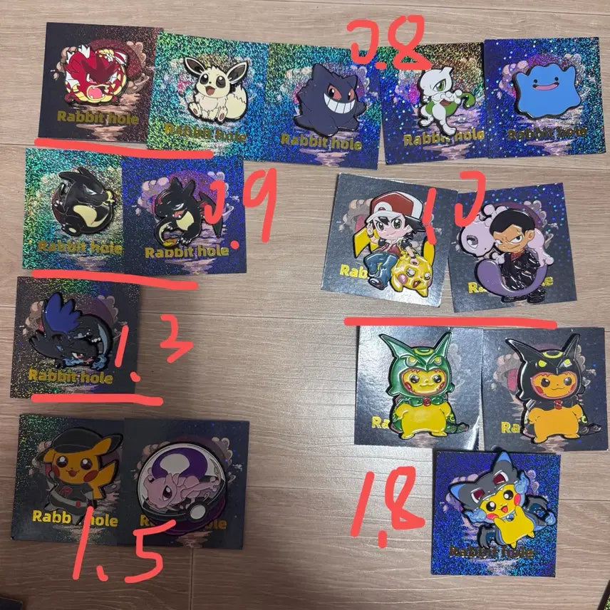 [BUNJANG] Pokemon Limited Edition Magnet Badge / 포켓몬 한정판 자석 뱃지 판매ㅡㅡ서비스 증정