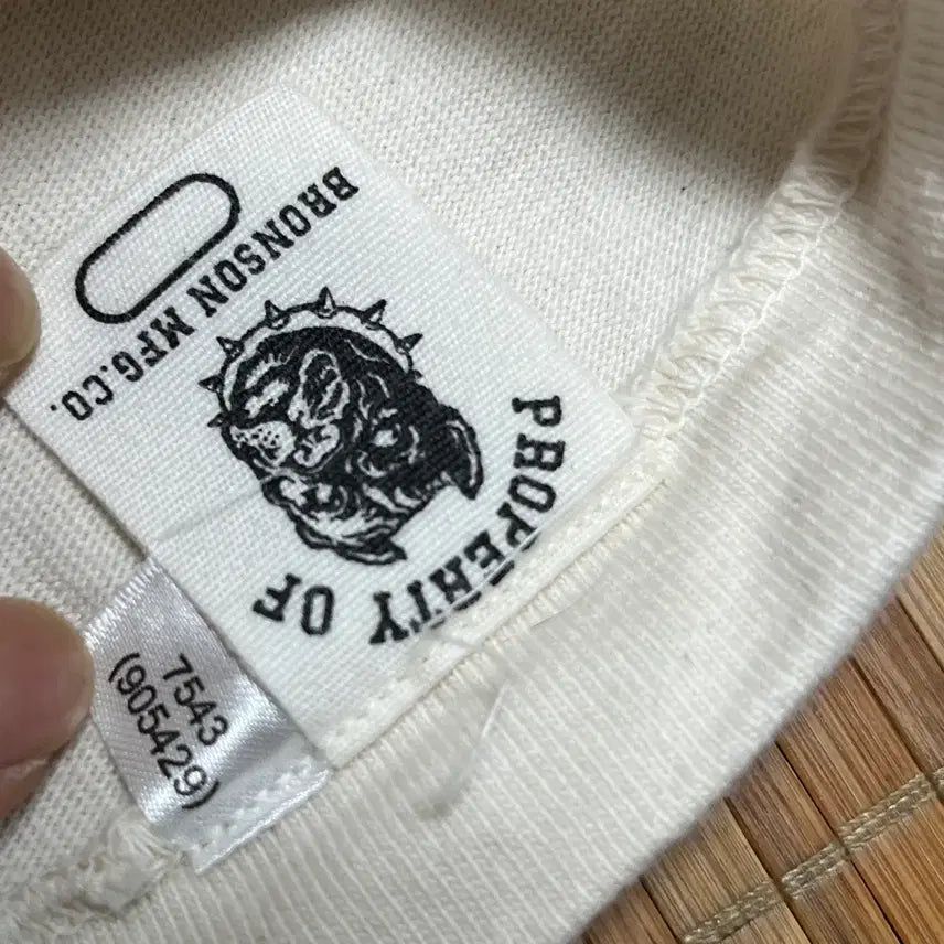 [BUNJANG] Bronson Loopwheel Tubular T-Shirt White / 브론슨 루프휠 튜블러
