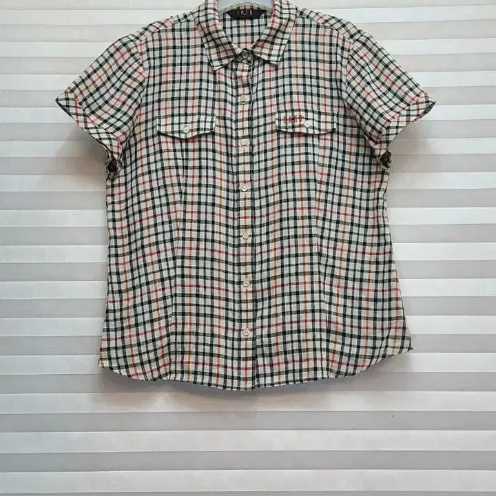[BUNJANG] Daks Linen Check Shirt / 닥스> 린넨 체크 셔츠