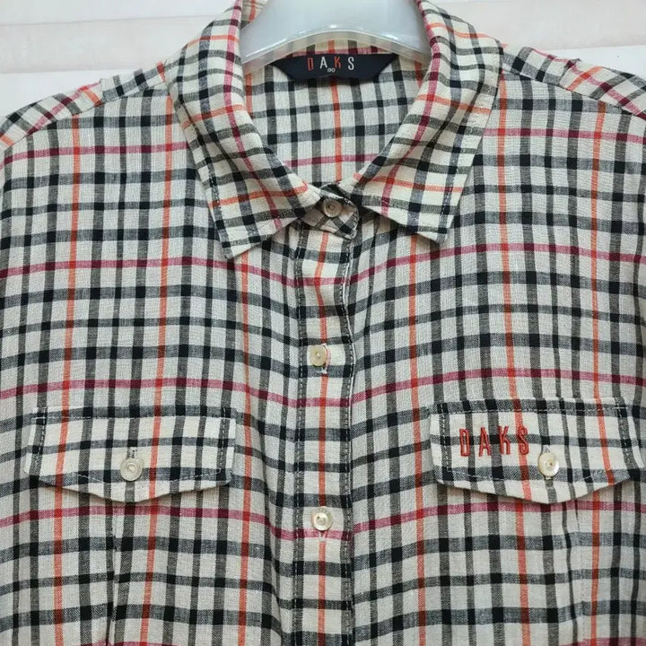 [BUNJANG] Daks Linen Check Shirt / 닥스> 린넨 체크 셔츠