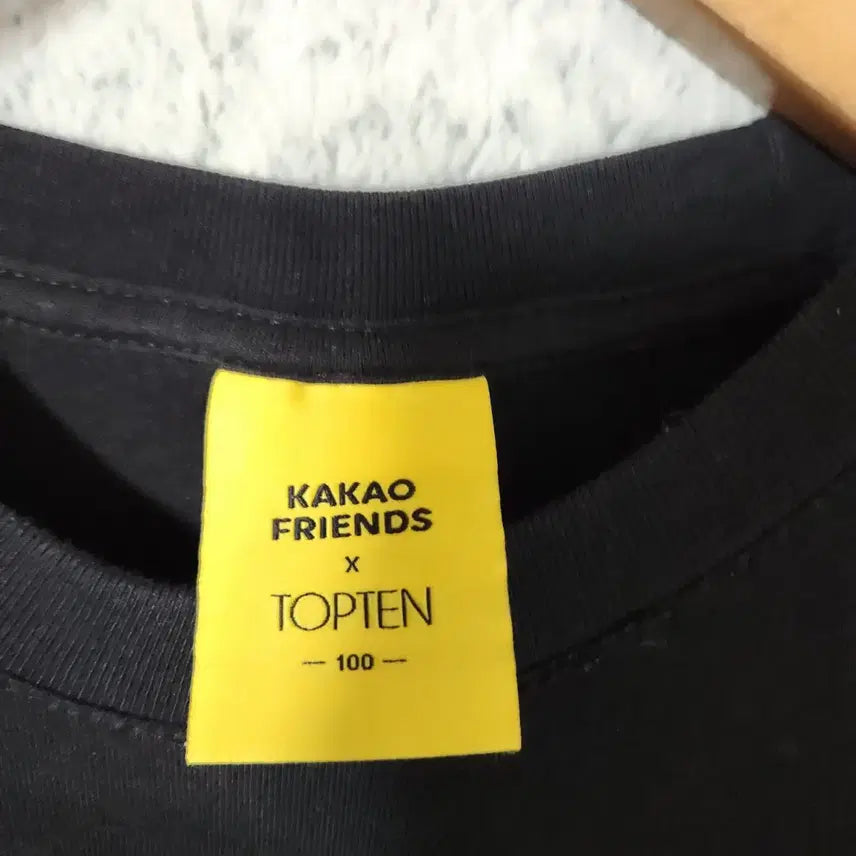 [BUNJANG] Kakao Friends Topten Unisex Short Sleeve T-Shirt Size 100 / 521B [100] 카카오프렌즈 탑텐 공용 반팔 티셔츠