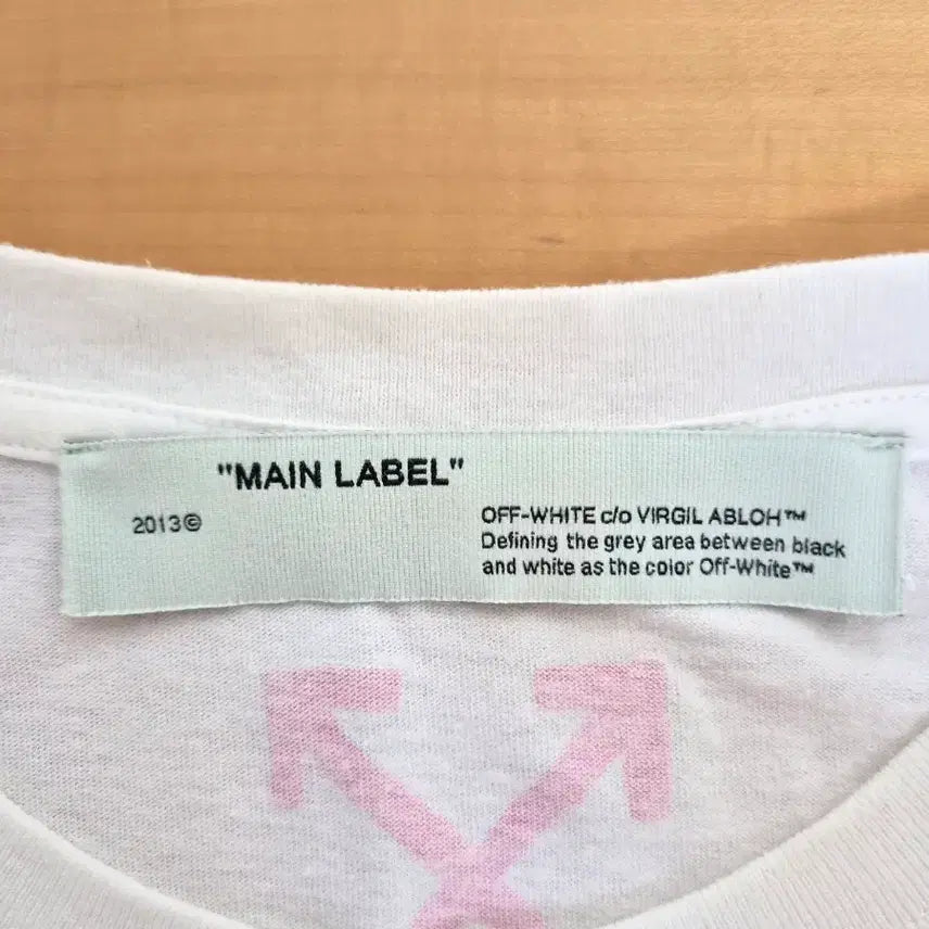 [BUNJANG] Off-White Cotton Arrow Logo T-Shirt / 오프화이트 반팔티