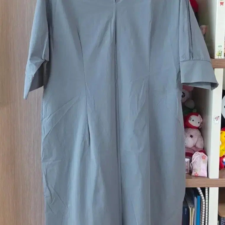 [BUNJANG] EnC Modern Gray Short-Sleeve Dress / EnC 모던한 그레이 반팔 원피스