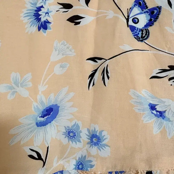 [BUNJANG] Ann Taylor Floral Pattern Chiffon Long Skirt / 앤테일러 롱스커트