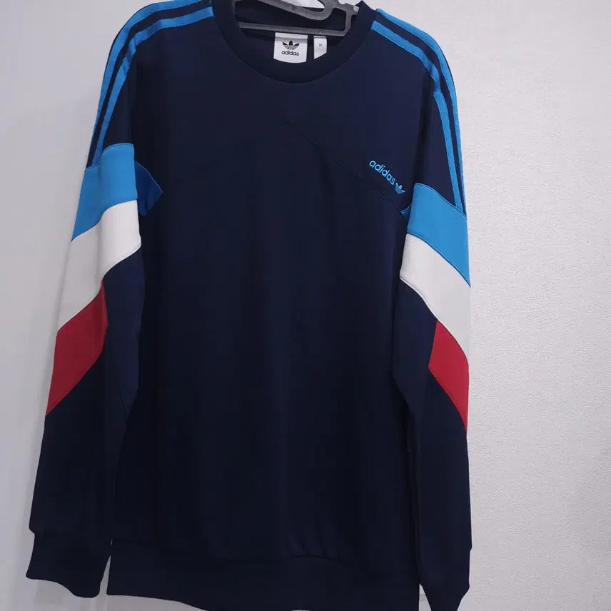 [BUNJANG] Adidas Palmstone Sweatshirt Navy M / 아디다스 팜스톤 맨투맨 네이비