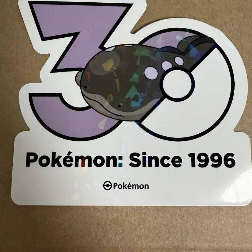 [BUNJANG] Pokemon 30th Anniversary Logo Sticker Set / 포켓몬 30주년 로고 스티커 토오