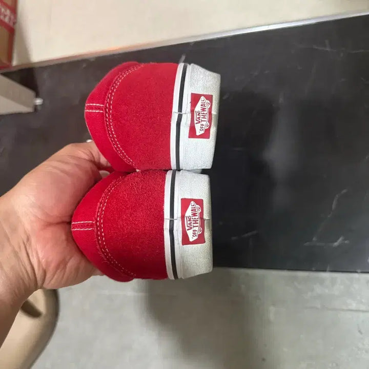 [BUNJANG] Vans Old Skool Red Sneakers / 반스 올드스쿨 레드 스니커즈