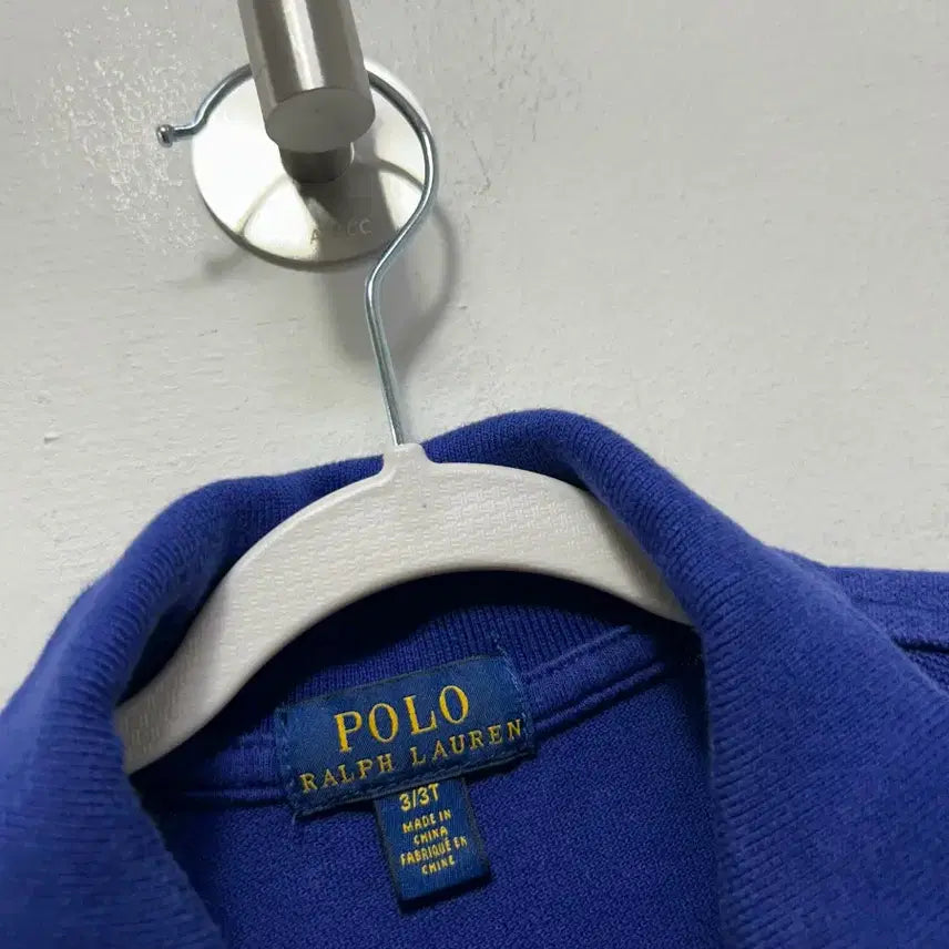 [BUNJANG] Polo Ralph Lauren Kids Long Sleeve Polo Shirt Blue 3T / 폴로 랄프로렌 키즈 긴팔 카라티 블루 3T
