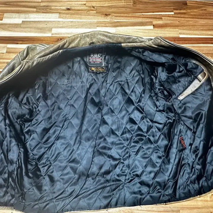 [BUNJANG] RBC Vintage Leather Jacket / RBC 빈티지 가죽자켓