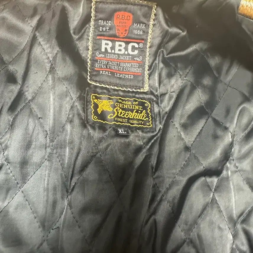 [BUNJANG] RBC Vintage Leather Jacket / RBC 빈티지 가죽자켓