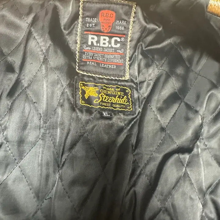 [BUNJANG] RBC Vintage Leather Jacket / RBC 빈티지 가죽자켓