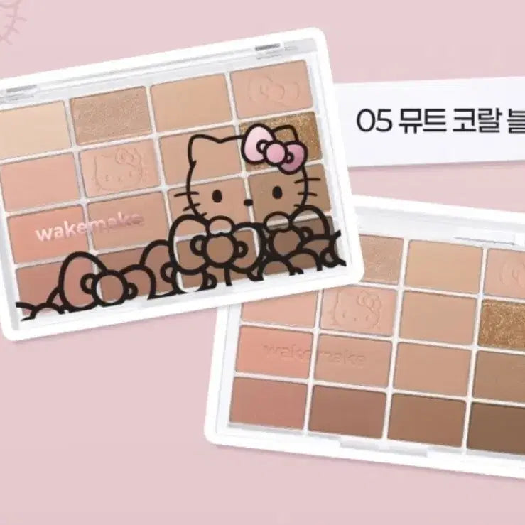 [SOLD OUT] 웨이크메이크 헬로키티 뮤트코랄웨이크메이크 x 헬로키티 팔레트