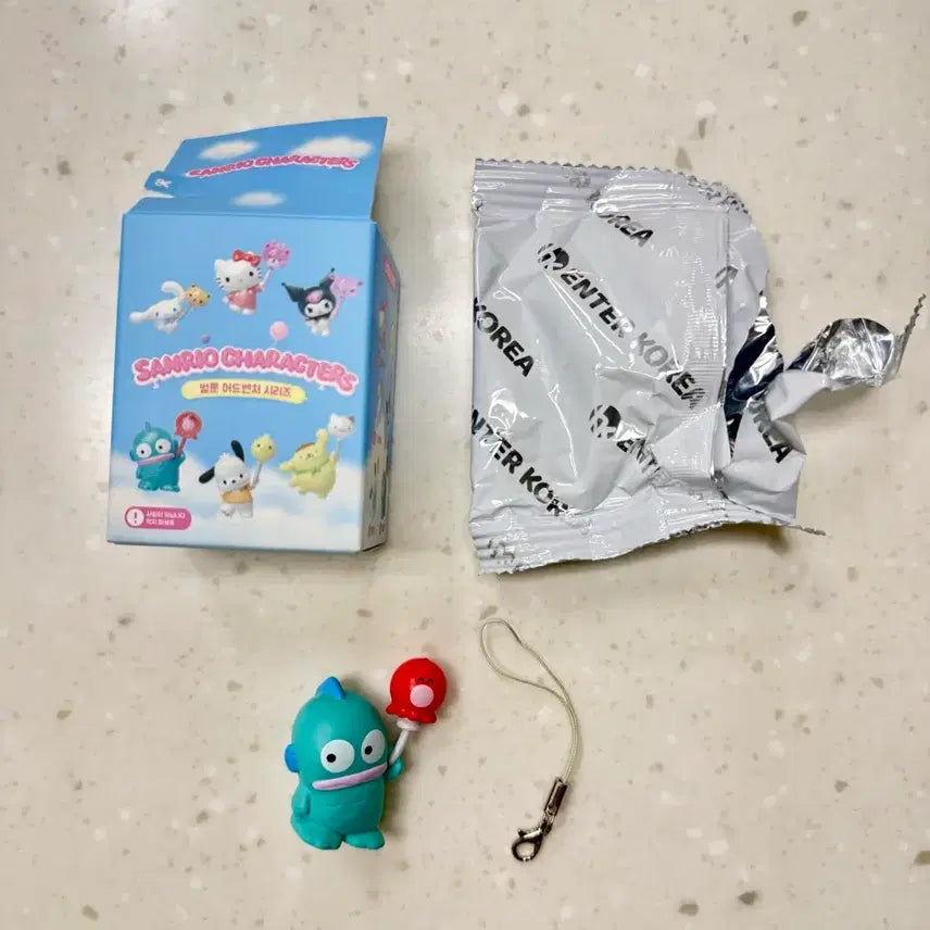 [BUNJANG] Sanrio Balloon Adventure Random Gacha Hangyodon Figure Keychain / 산리오 벌룬 어드벤처 랜덤 가챠 한교동