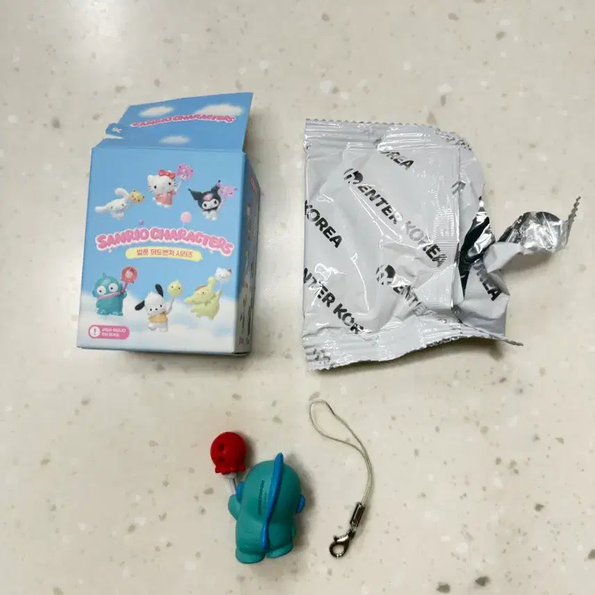 [BUNJANG] Sanrio Balloon Adventure Random Gacha Hangyodon Figure Keychain / 산리오 벌룬 어드벤처 랜덤 가챠 한교동