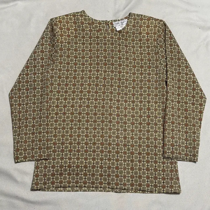 [BUNJANG] Yves Saint Laurent French Pattern Blouse / 40 입생로랑 프랑스 패턴 블라우스