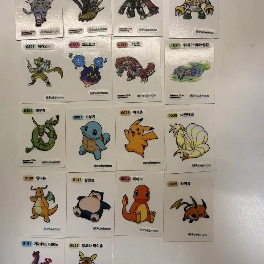 [BUNJANG] Pokemon Stickers Bundle / 띠부실 판매
