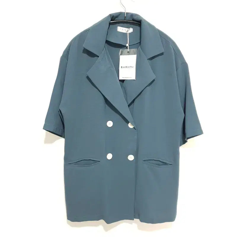 [BUNJANG] Two-Button Short-Sleeve Summer Jacket XL / 투버튼 반소매 여름 자켓 XL_S0089