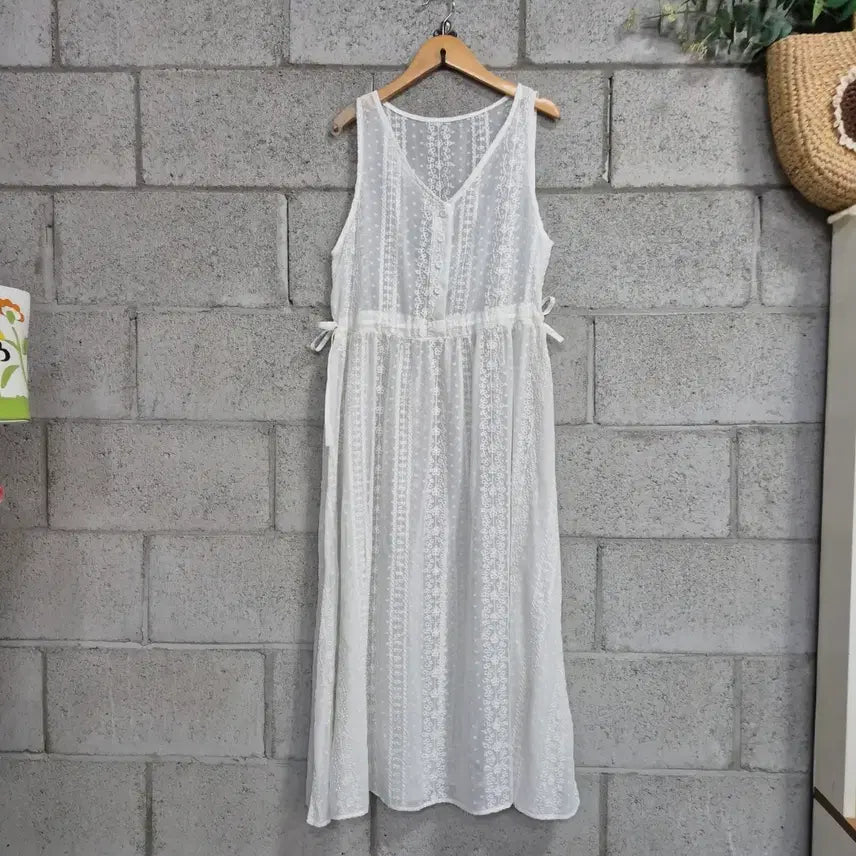[BUNJANG] Cotton Layered Dress / 면 레이어드 원피스 하구미룩/모리걸/하나모토