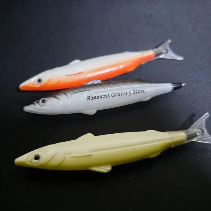 [BUNJANG] Simmons Grocery Store 3 Types Fish Ballpoint Pen Set / Simmons Grocery Store 3종 피쉬펜 (볼펜)
