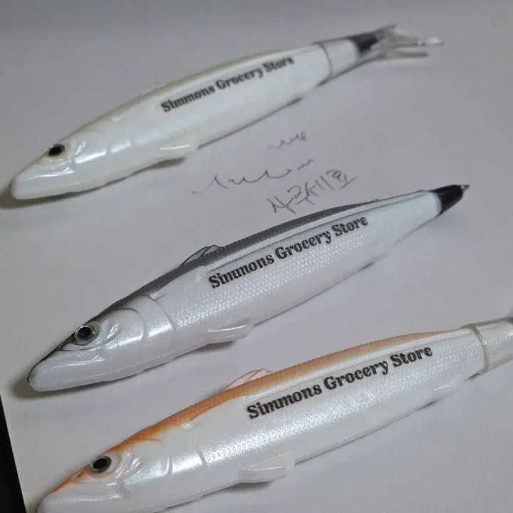 [BUNJANG] Simmons Grocery Store 3 Types Fish Ballpoint Pen Set / Simmons Grocery Store 3종 피쉬펜 (볼펜)