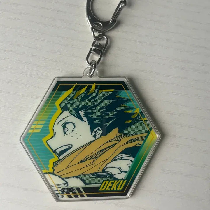 [BUNJANG] My Hero Academia Jump Shop Two-Face Izuku Midoriya Keychain / 나의히어로 아카데미아 점프샵 투페이스 미도리야 이즈쿠 키링