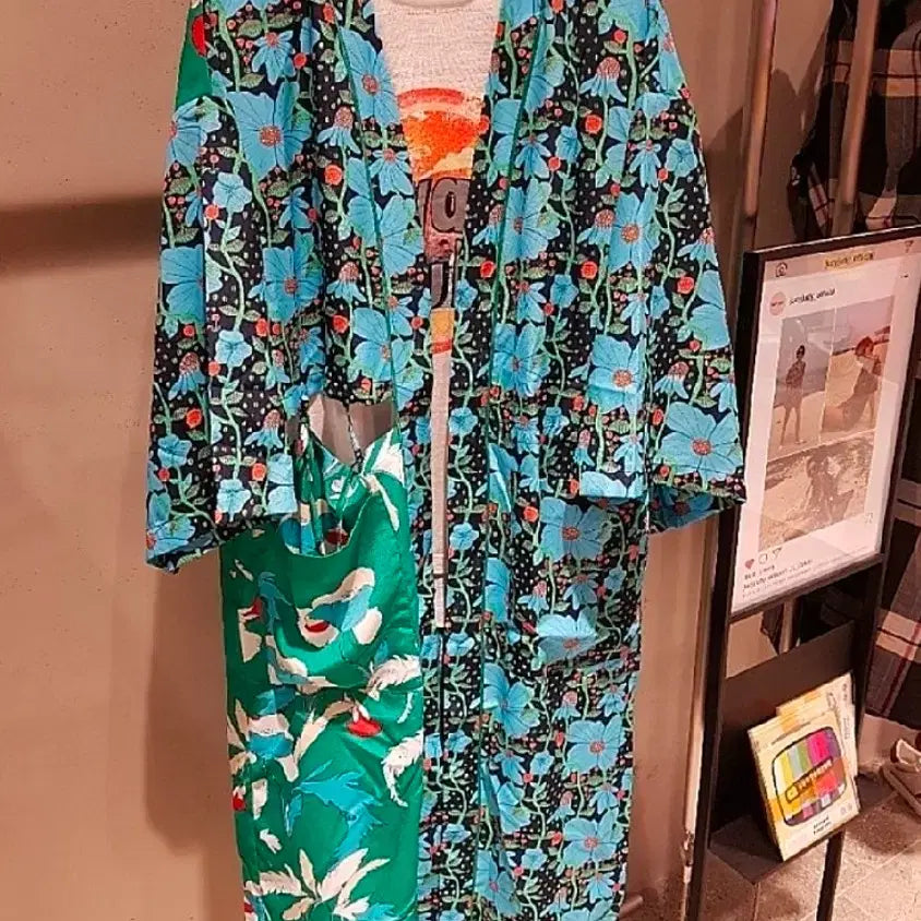 [BUNJANG] JUCYJUDY Patterned Robe / JUCYJUDY 쥬시쥬디 전판패턴 로브