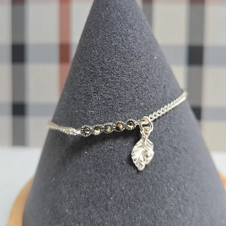 [BUNJANG] Silver 925 Macasite Bracelet / 