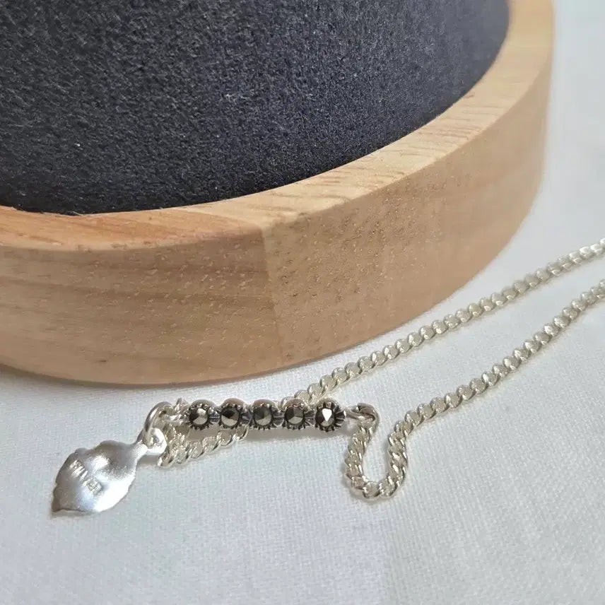 [BUNJANG] Silver 925 Macasite Bracelet / 