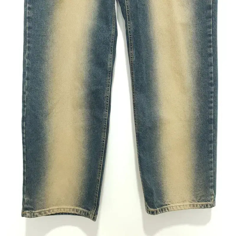 [BUNJANG] Up Set Jin Washed Denim Wide Pants / 업셋 진 와이드 워싱 데님 팬츠 30_M2967