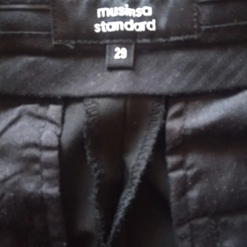 [BUNJANG] Musinsa Black Slacks Size 29 / 무신사 블랙 슬랙스 29사이즈