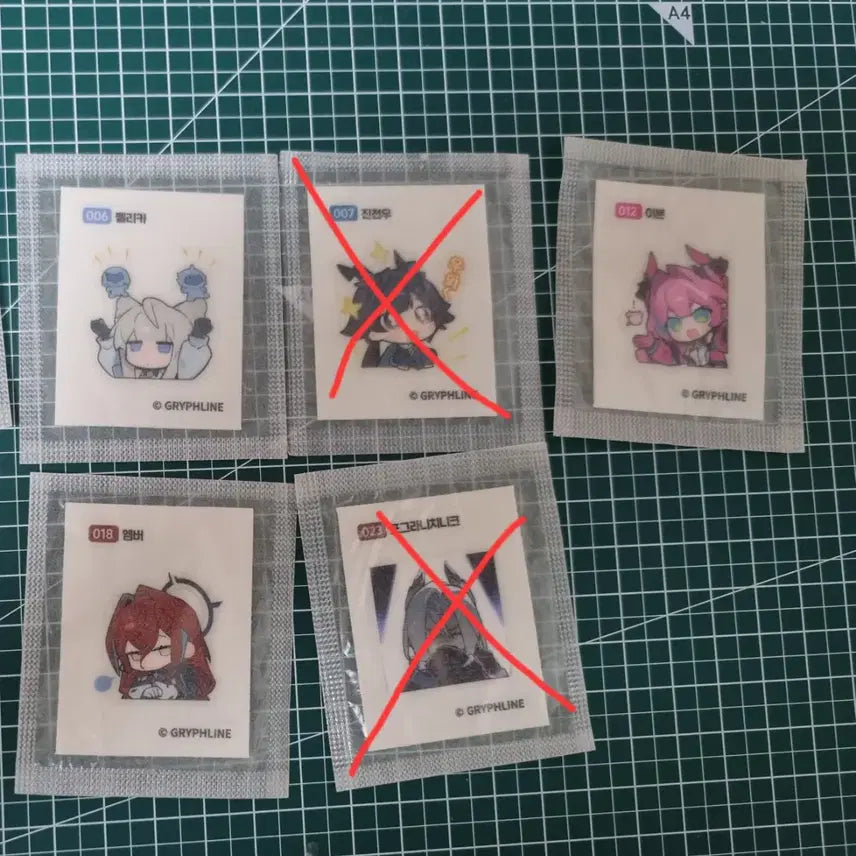 [BUNJANG] Arknights Endfield GS25 Tteobukseel Sticker Swap / 교환) 명일방주 엔드필드 gs25 띠부씰