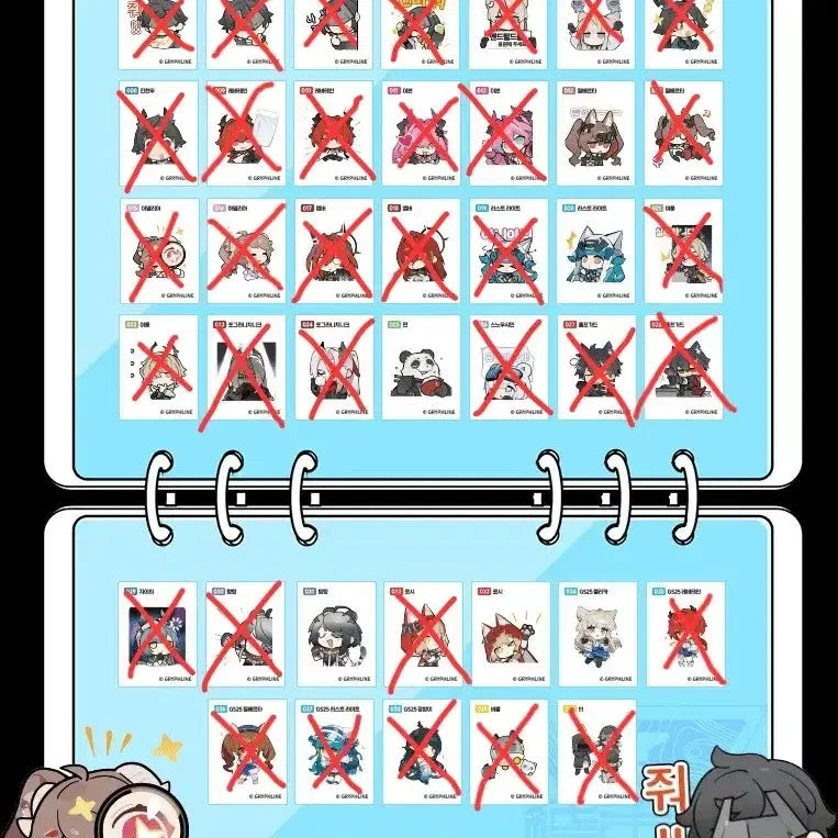 [BUNJANG] Arknights Endfield GS25 Tteobukseel Sticker Swap / 교환) 명일방주 엔드필드 gs25 띠부씰