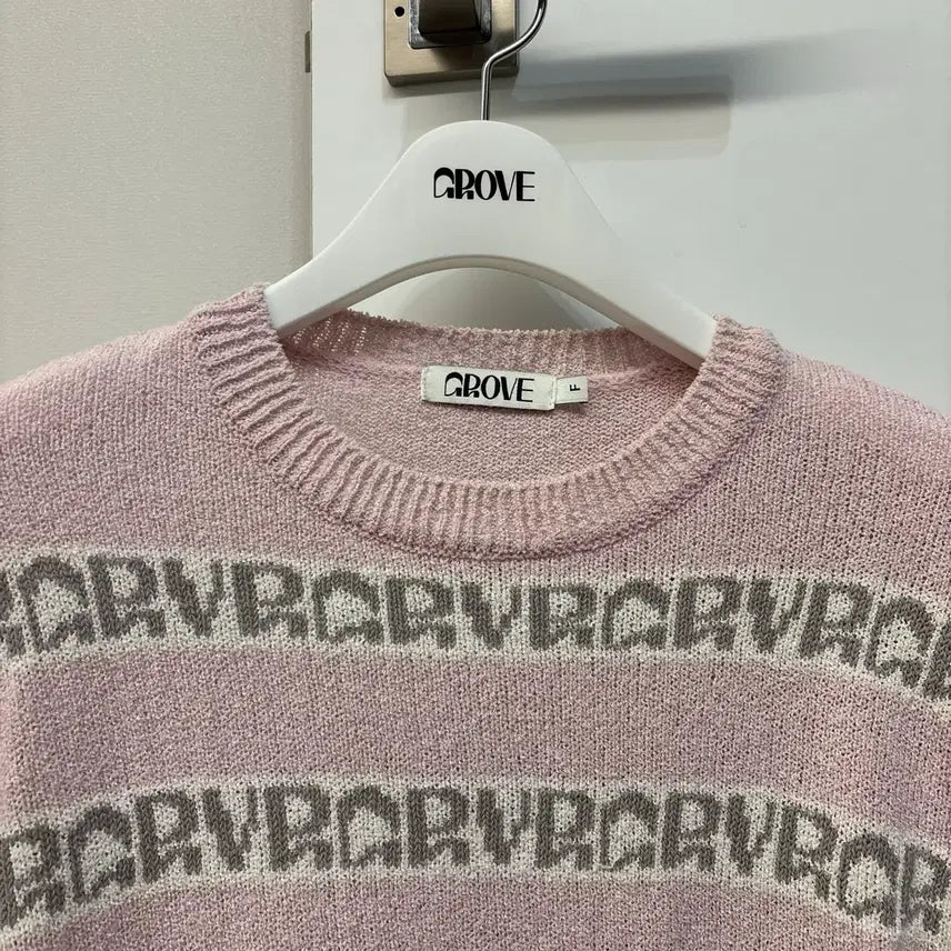 [BUNJANG] Grove Cropped Short Sleeve Knit Top / 그로브 grove 크롭 반팔 니트