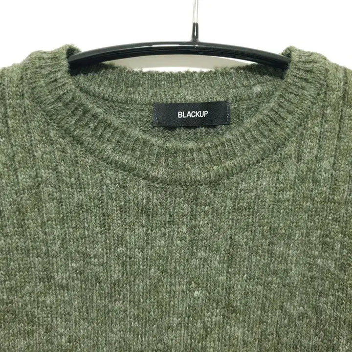 [BUNJANG] Black Up Slit Knit FW0041 / 블랙업 트임 니트 F_W0041