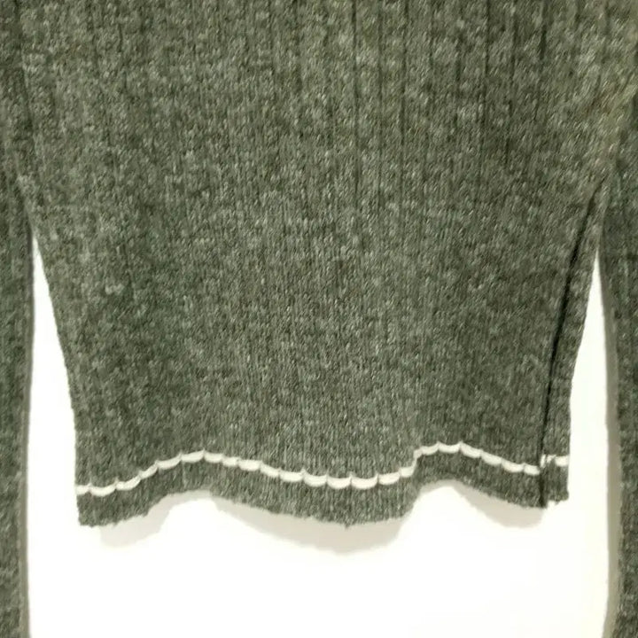 [BUNJANG] Black Up Slit Knit FW0041 / 블랙업 트임 니트 F_W0041