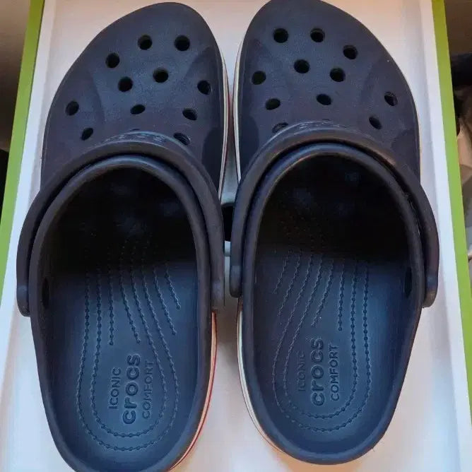 [BUNJANG] Crocs Classic Clog Navy M8 W10 / 크록스 클래식 클로그 네이비
