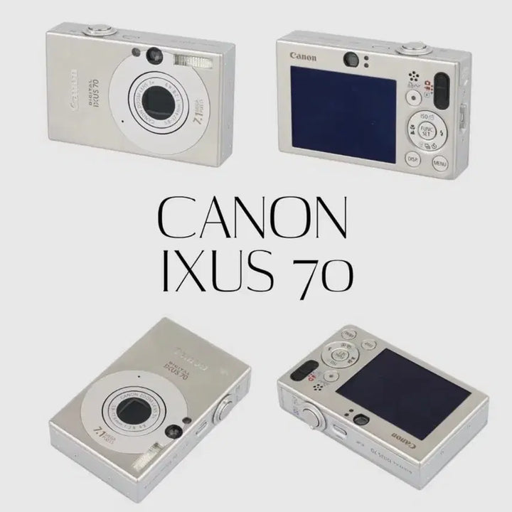 [BUNJANG] Canon IXUS 70 Digital Camera (Silver) / A급)캐논 익서스 70 CANON IXUS 70 빈티지 디지털 카메라
