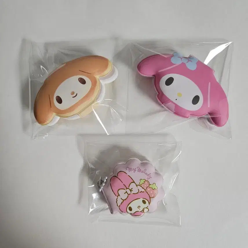 [BUNJANG] Sanrio My Melody Fluffy Memo Pad Bundle Set / 산리오 마이멜로디 폭신 메모지 일괄