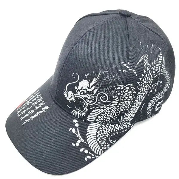 [BUNJANG] Dragon Pattern Snapback Baseball Cap / 용무늬모자 야구모자 패션모자 남성모자 무료배송