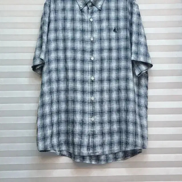 [BUNJANG] Beanpole 25SS Linen Check Shirt XL / 빈폴> 25ss 린넨 체크 셔츠
