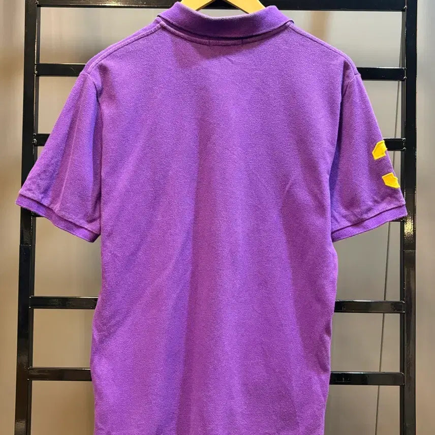 [BUNJANG] Polo Ralph Lauren Big Pony Purple T-Shirt / L사이즈 폴로 랄프로렌 빅포니 퍼플 카라티 4.5